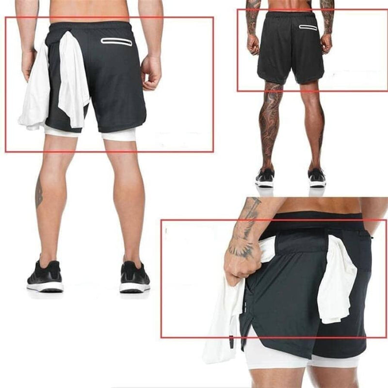 Shorts Para Treino 2 em 1 Esporte Air Effect